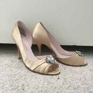 Gold Caparros Stiletto Heels